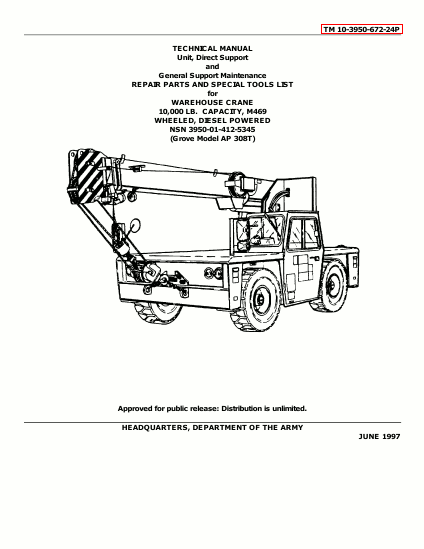 TM 10-3950-672-24P Technical Manual
